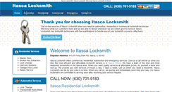 Desktop Screenshot of itascalocksmith.com